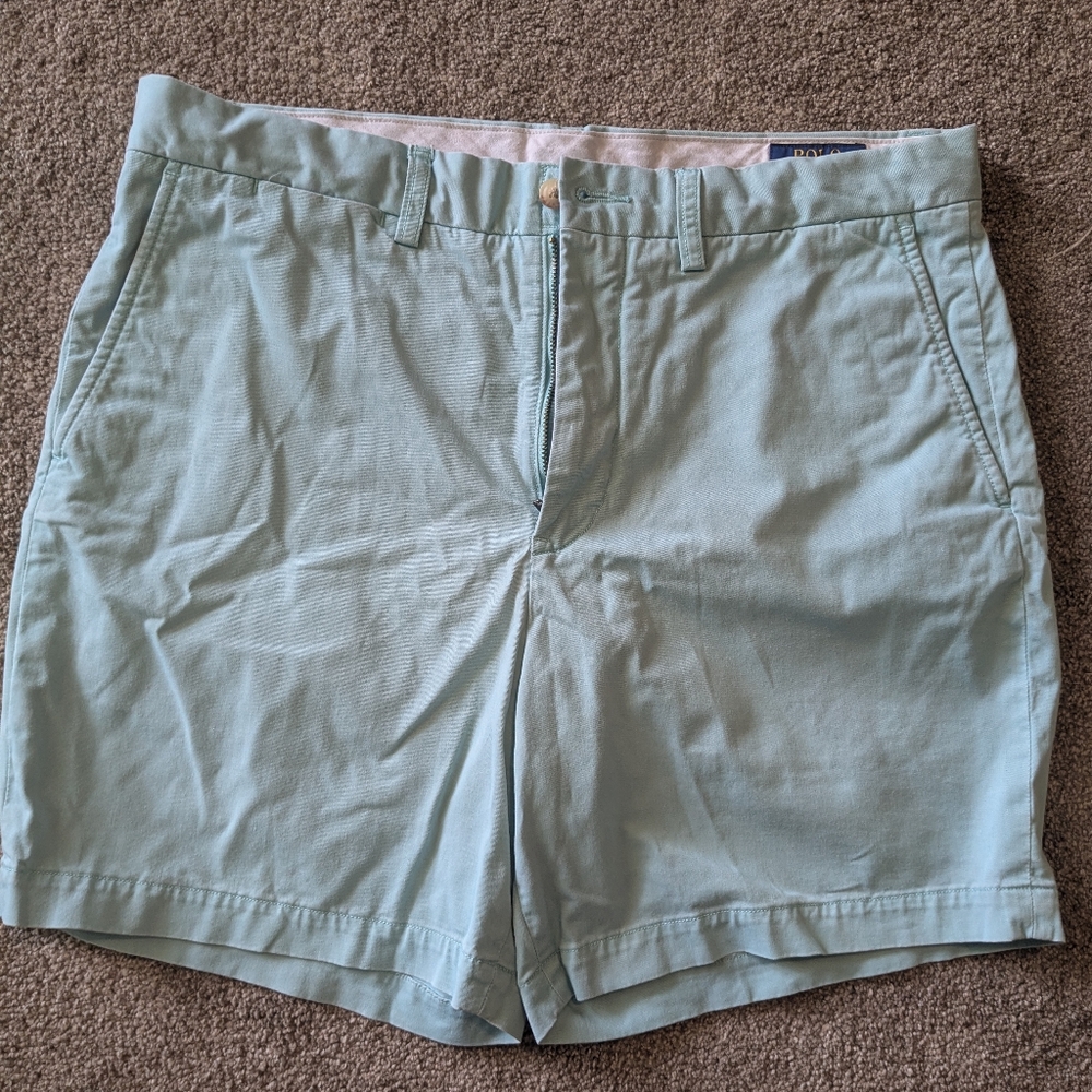 Men's Polo Light Blue Shorts Size 34